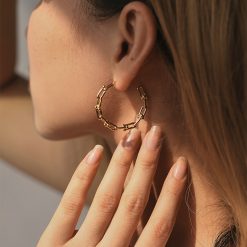 Gold Tube Hoop 3-Pair Earrings Set | Holiday Gifts for Women